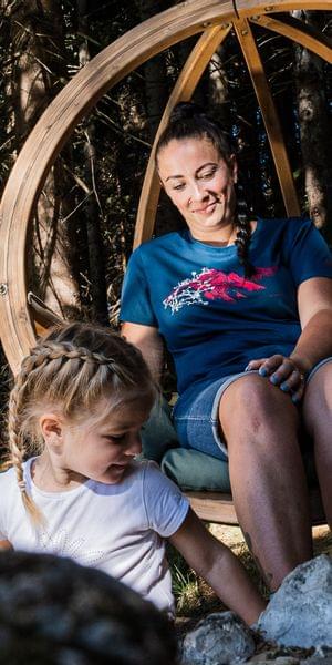 Familienhotel Torgheles Wald + Fluh im Allgäu mit Entspannungswald